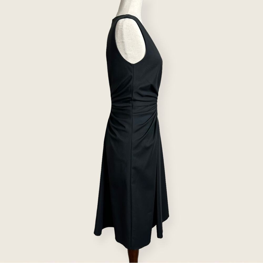 NWT | SPORTMAX | Square Neckline Knee-Length Dress | Black | Size 8 - Picture 4 of 16